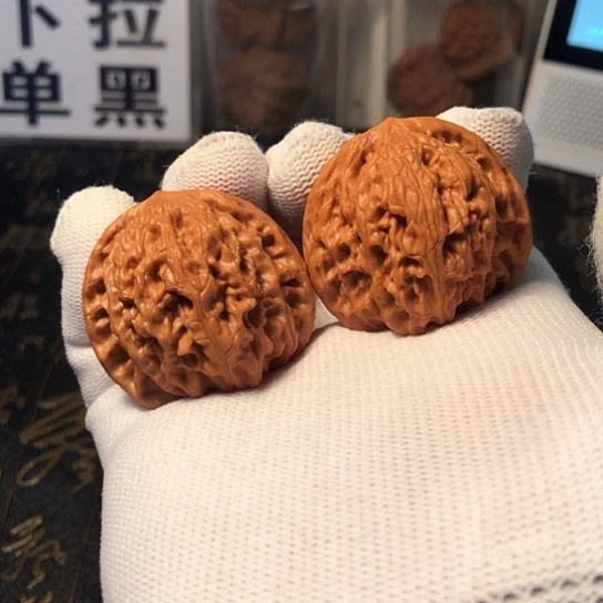 把件文玩核桃磨盘38mm