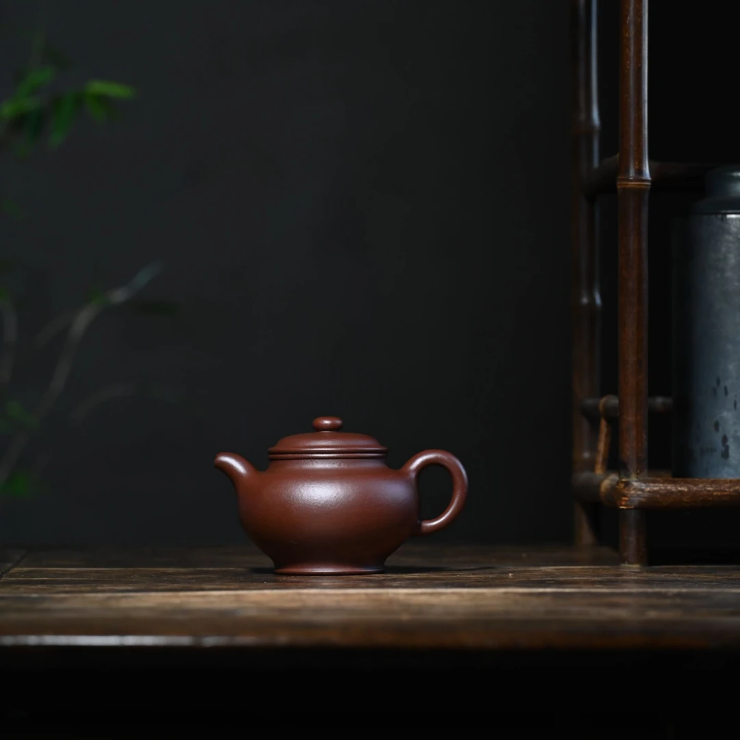 掇只  徐成龙制 师承吴东元 老紫泥全手工 210cc