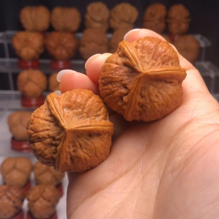 桃核吊坠4金香炉三楞