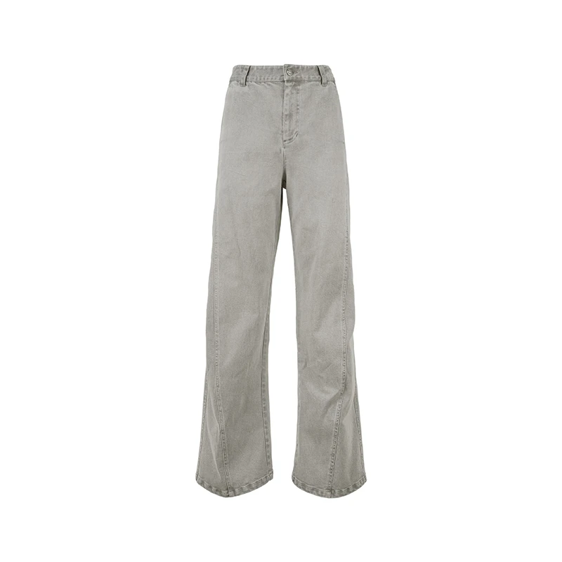 项小七YOE YYOU 设计师品牌 25秋冬新品直身堆量长裤休闲女士