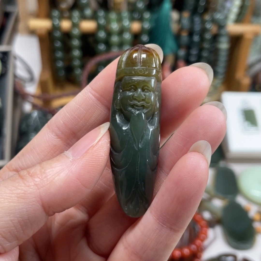 【闪购商品】岫岩河磨玉（透闪石质玉）挂件未镶嵌