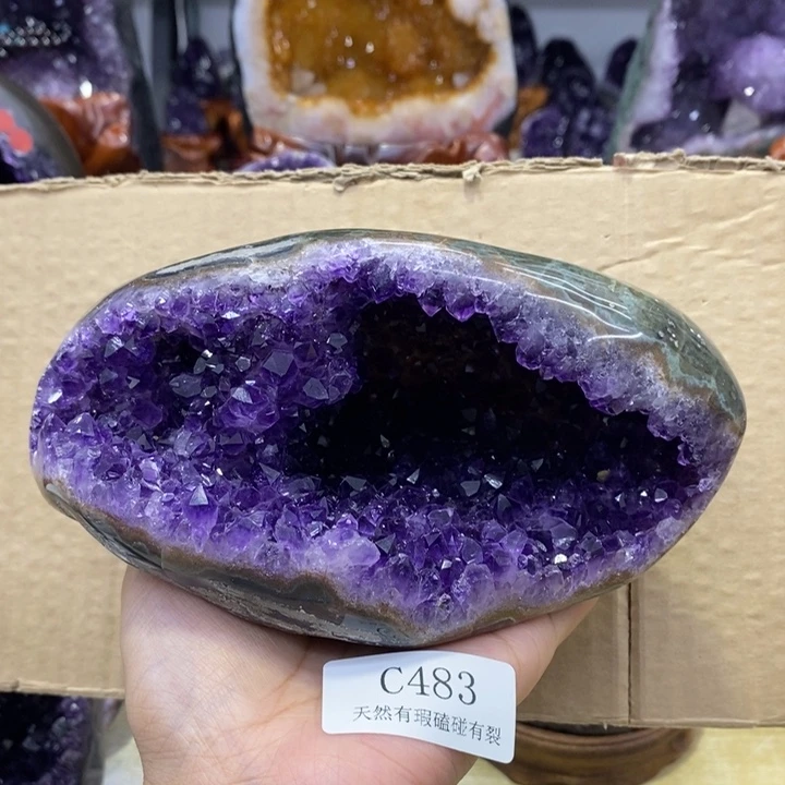 未镶嵌大型摆件（非配饰）紫晶
