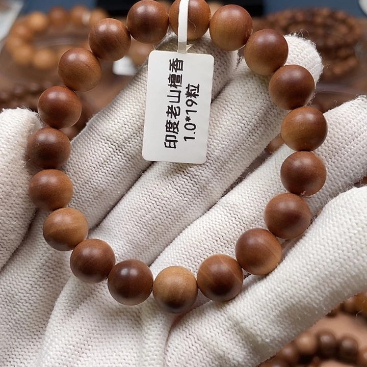 檀香木手串/手链1.0横纹老山檀香黑肉