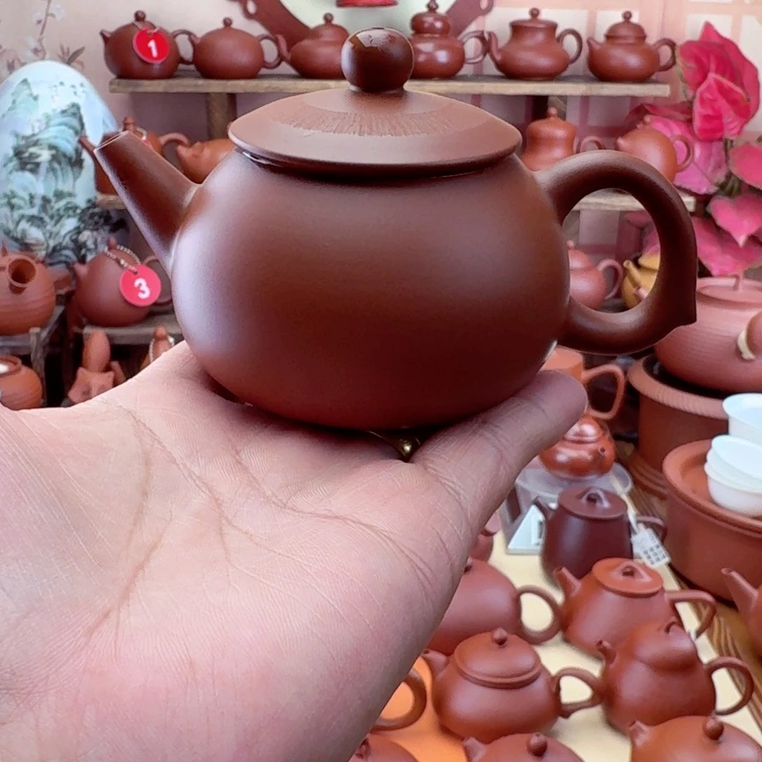 紫砂茶壶待友140 CC手拉