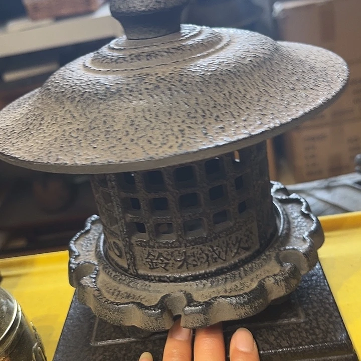 蜜安罐瓷香炉锡茶则