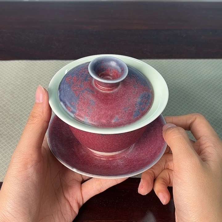 龙泉云间青瓷小米茶器