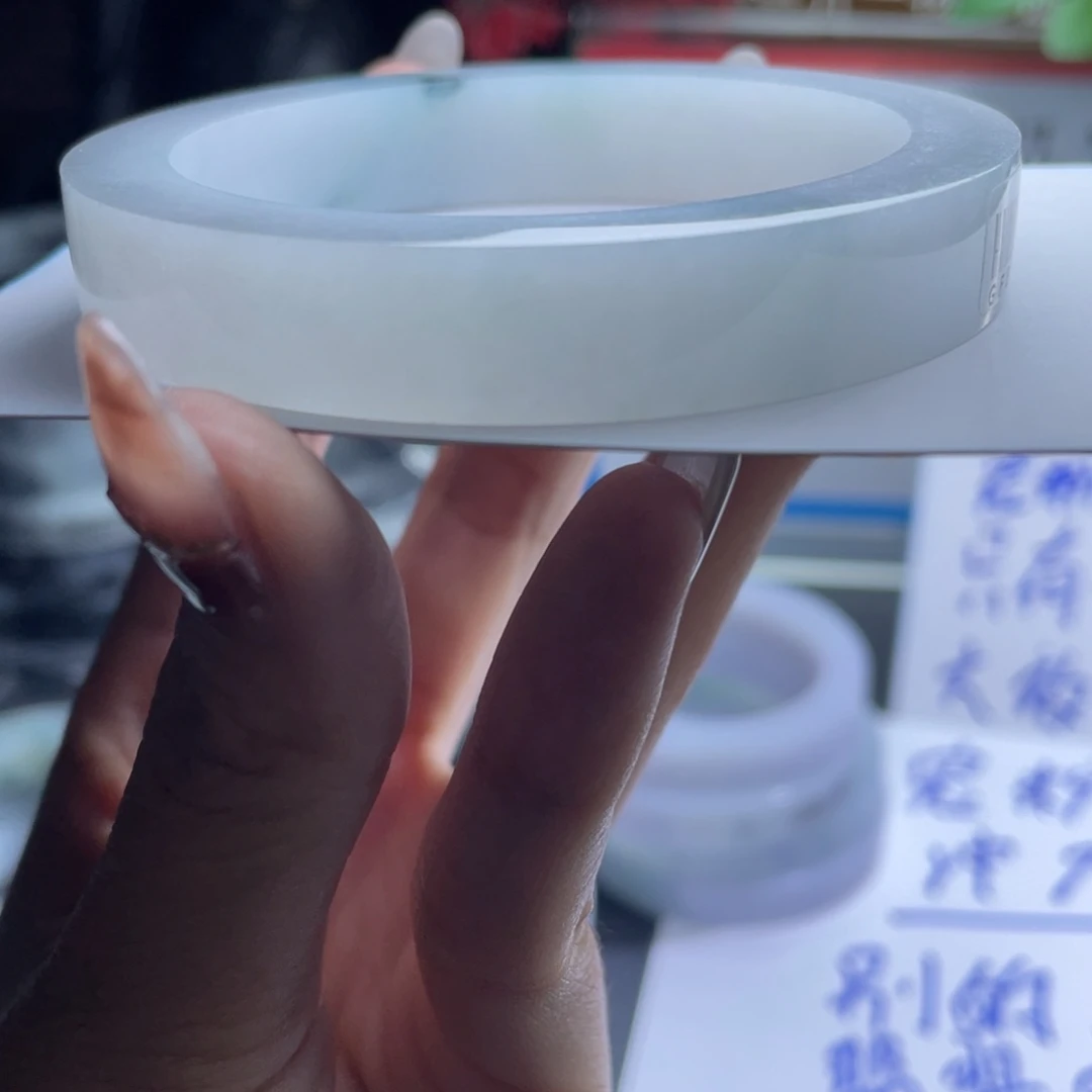 阑***珊定制翡翠未镶嵌正圈