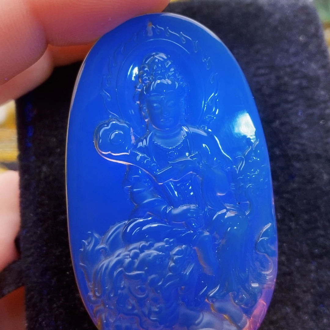 【闪购商品】蓝珀吊坠(不含链)未镶嵌