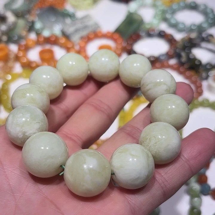 蛇纹石玉未镶嵌手串