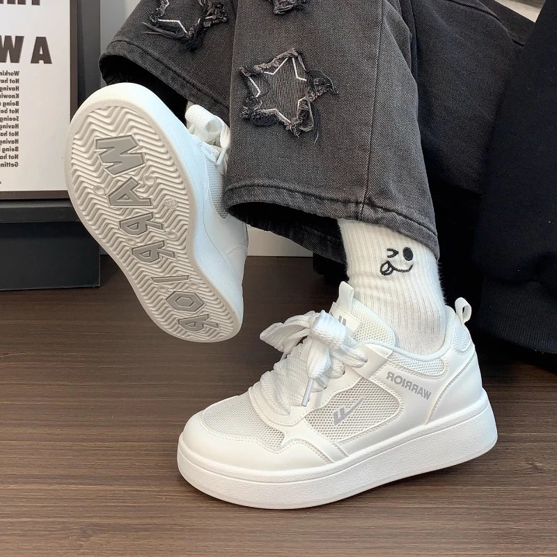 回力女鞋网面小白鞋女款鞋子新款爆款夏季透气网鞋初中生运动板鞋