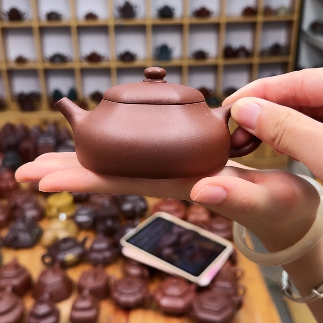 茶壶紫砂紫砂壶六方静乐160cc
