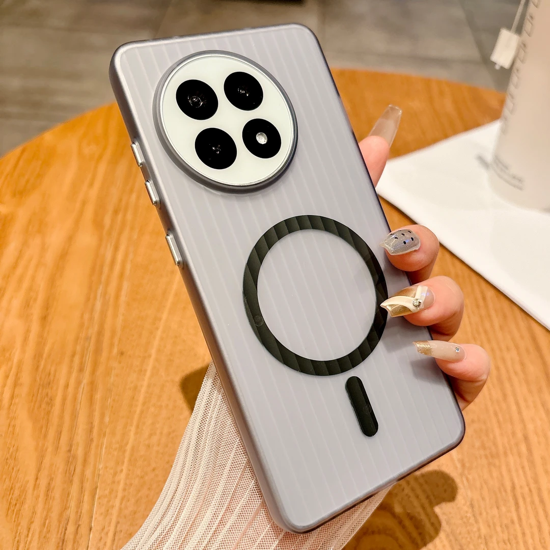 适用于一加13手机壳一加13T透明磁吸一加ace5pro超薄瓦楞一加ace3