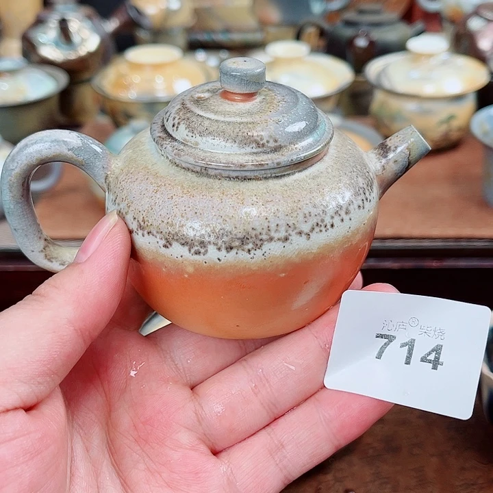 沁庐柴窑古法柴烧全手工茶具