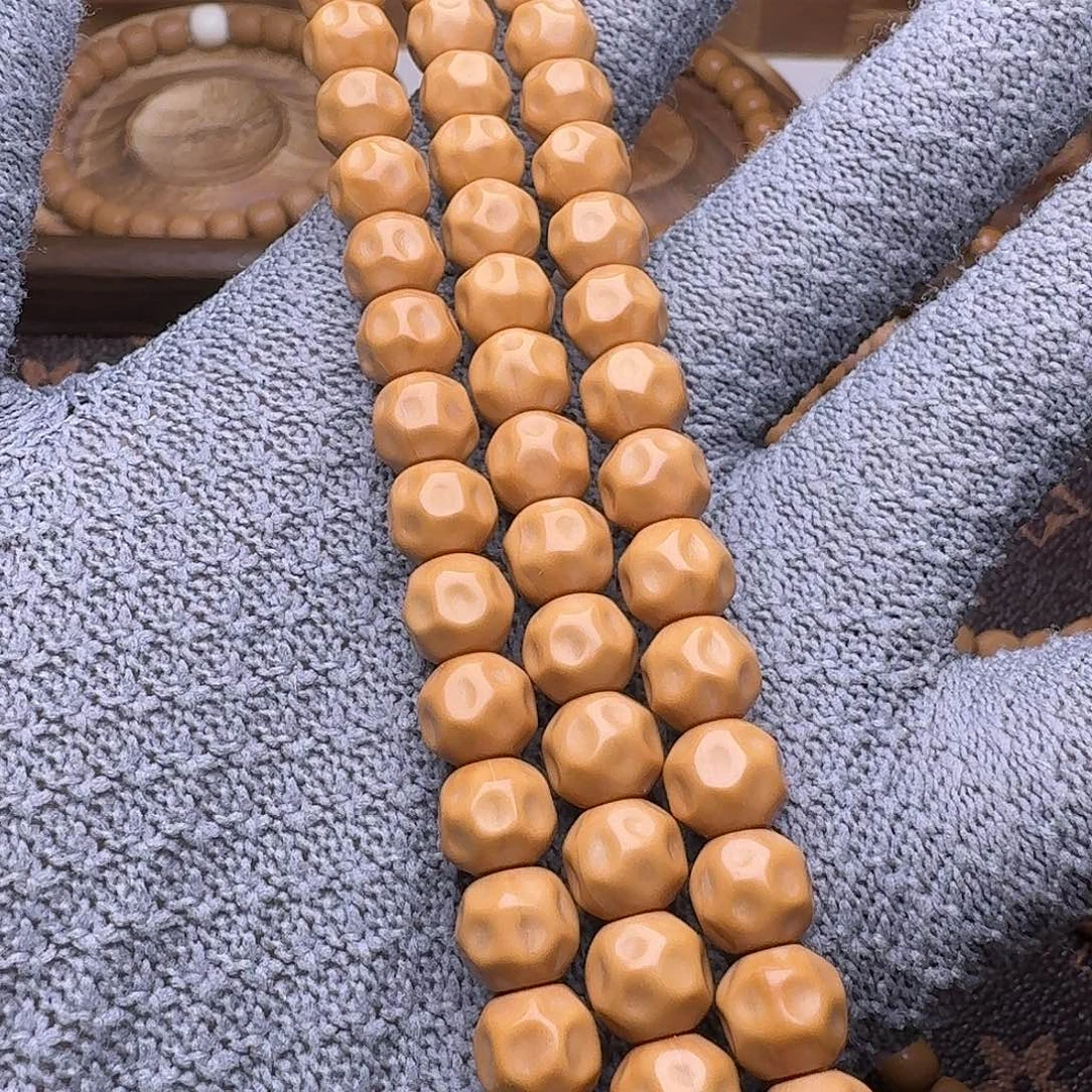 猴头核桃手串镜面深坑奶酪无相8.8mm