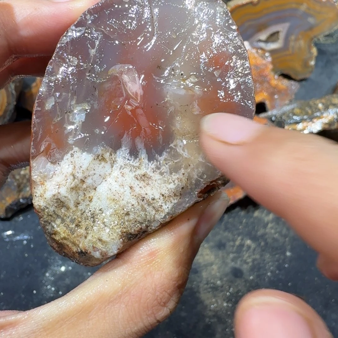 未镶嵌玛瑙/玉髓珠宝半成品