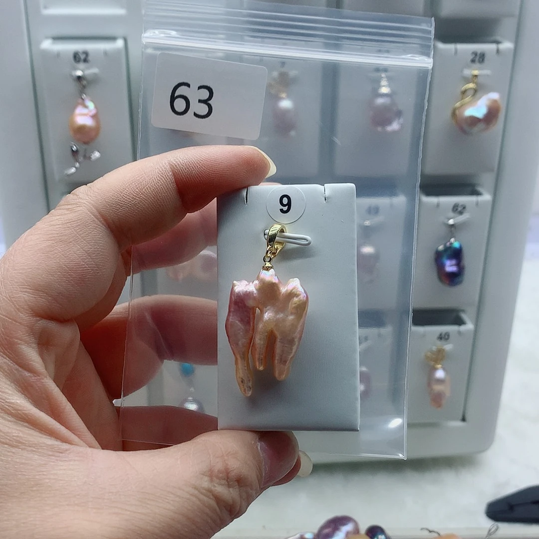 吊坠(不含链)合金淡水珍珠