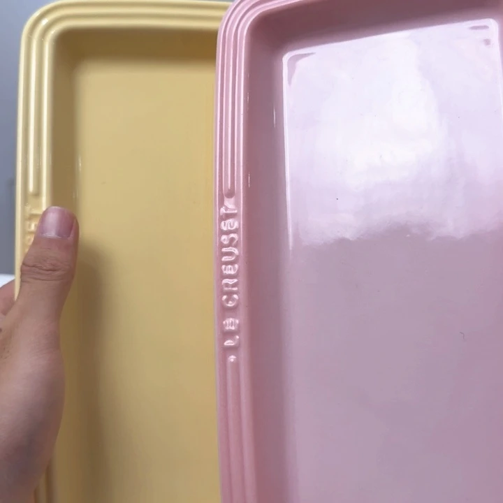 瓷片微瑕2个长鱼盘