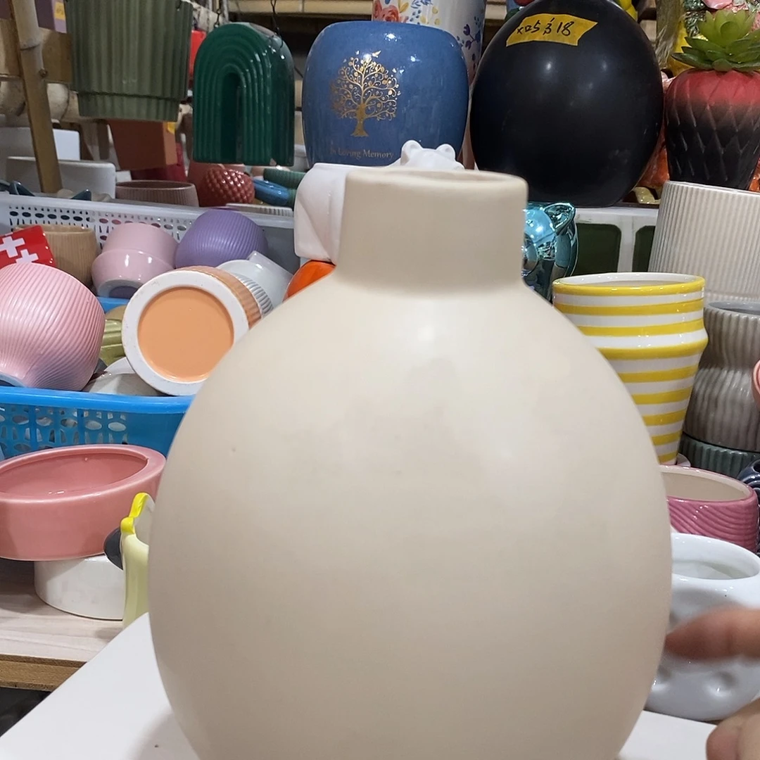 杯子陶水培陶盆无孔 瑕疵介意勿拍