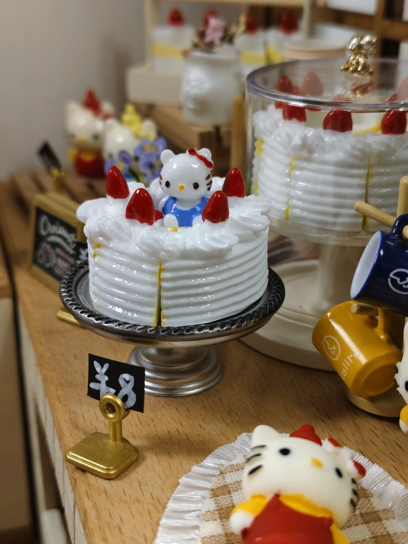 Lantt「兰太太」定制KT蛋糕【仅亮面】树脂食玩diy配件摆件挂件