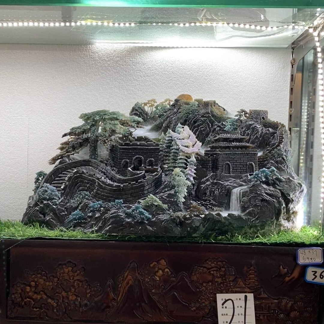 喵****玉意境山水手工雕刻