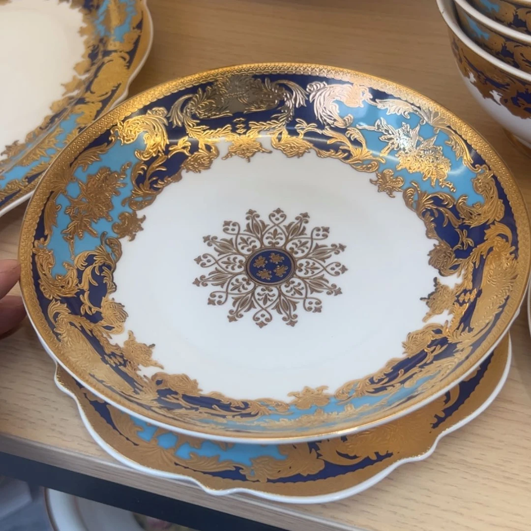 【闪购商品】瓷片贝*8寸深菜盘两个一单