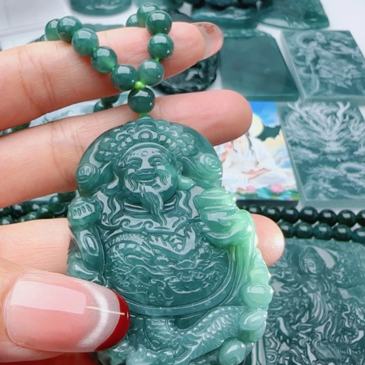 翡翠未镶嵌颈饰多样性发货天然A货翡翠