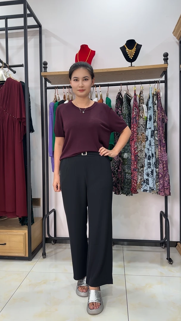 【MeiLiTan】夏季气质百搭裤子网红时尚设计师宽松