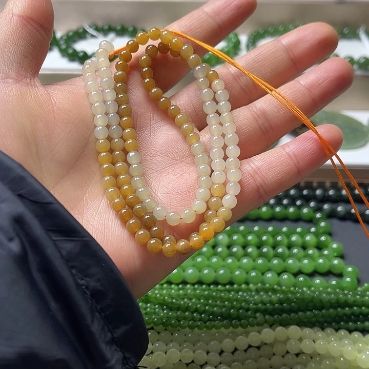 和田玉未镶嵌手链