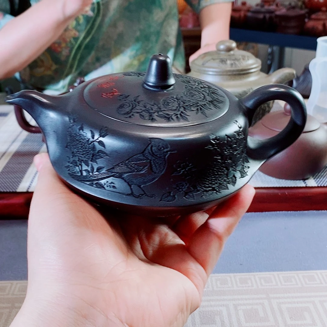 茶壶紫砂宜兴紫砂壶多少个夜晚