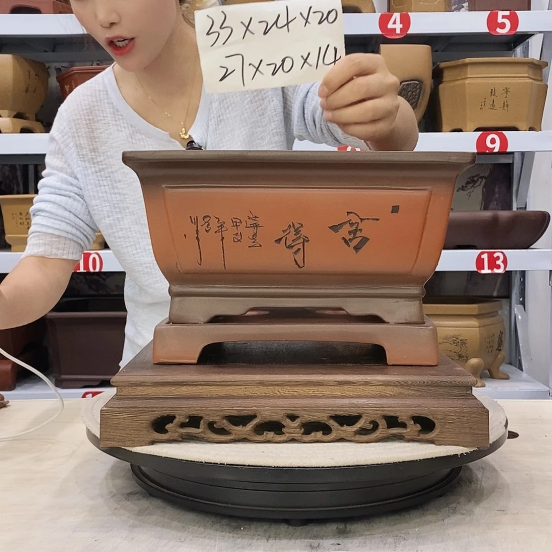 紫砂花盆紫砂花盆