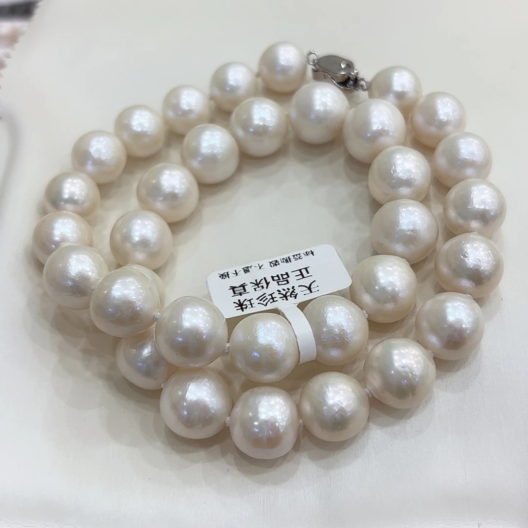 未镶嵌淡水珍珠项链11-13有核