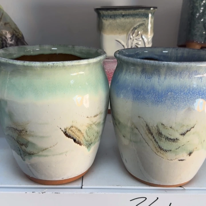 紫砂花盆口17高20，111111