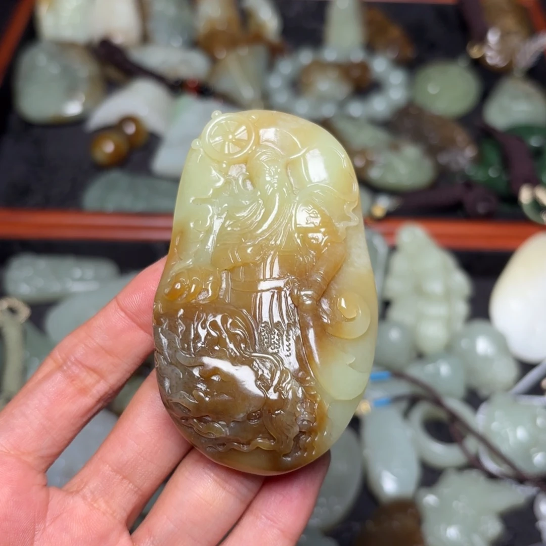 和田玉未镶嵌颈饰陪****站