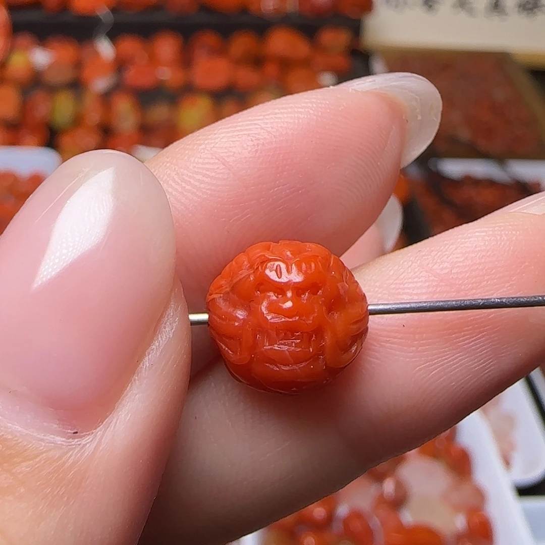 小***尼南红玛瑙未镶嵌吊坠(不含链)貔貅单珠