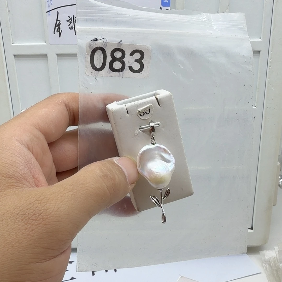 颈饰合金淡水珍珠