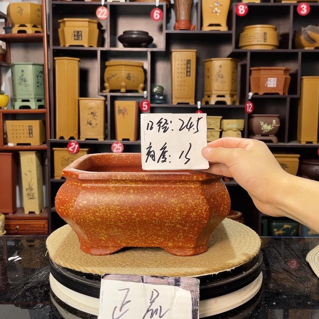 D-盆尚好紫砂花盆