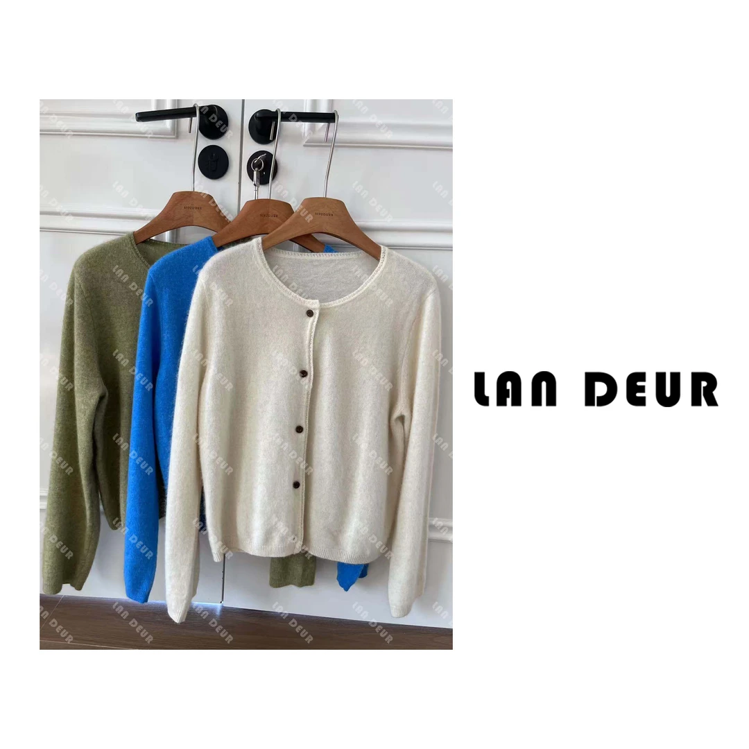 【春日调色】羊毛浣熊毛衫气质显白时尚休闲打底针织开衫女上衣