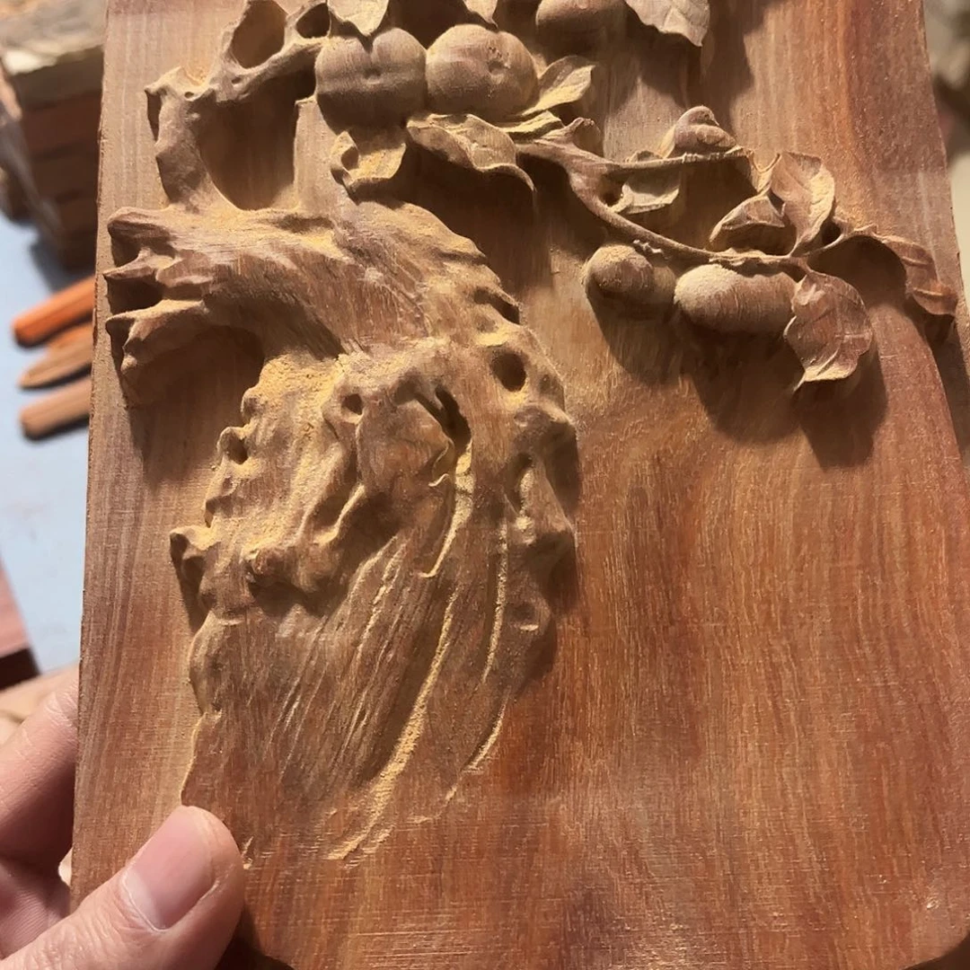 悦****染料紫檀（血檀）瑕疵底座