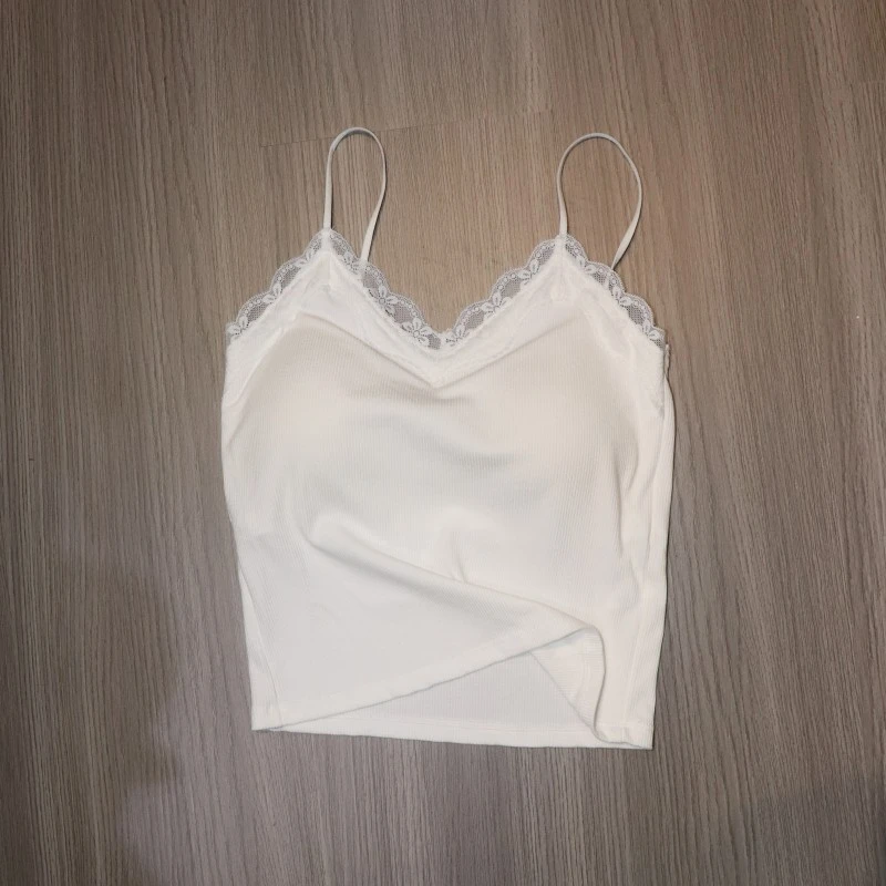 白色吊带百搭美背女士夏季薄款性感纯色