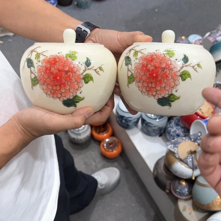 瑕疵福利品陶瓷茶叶罐