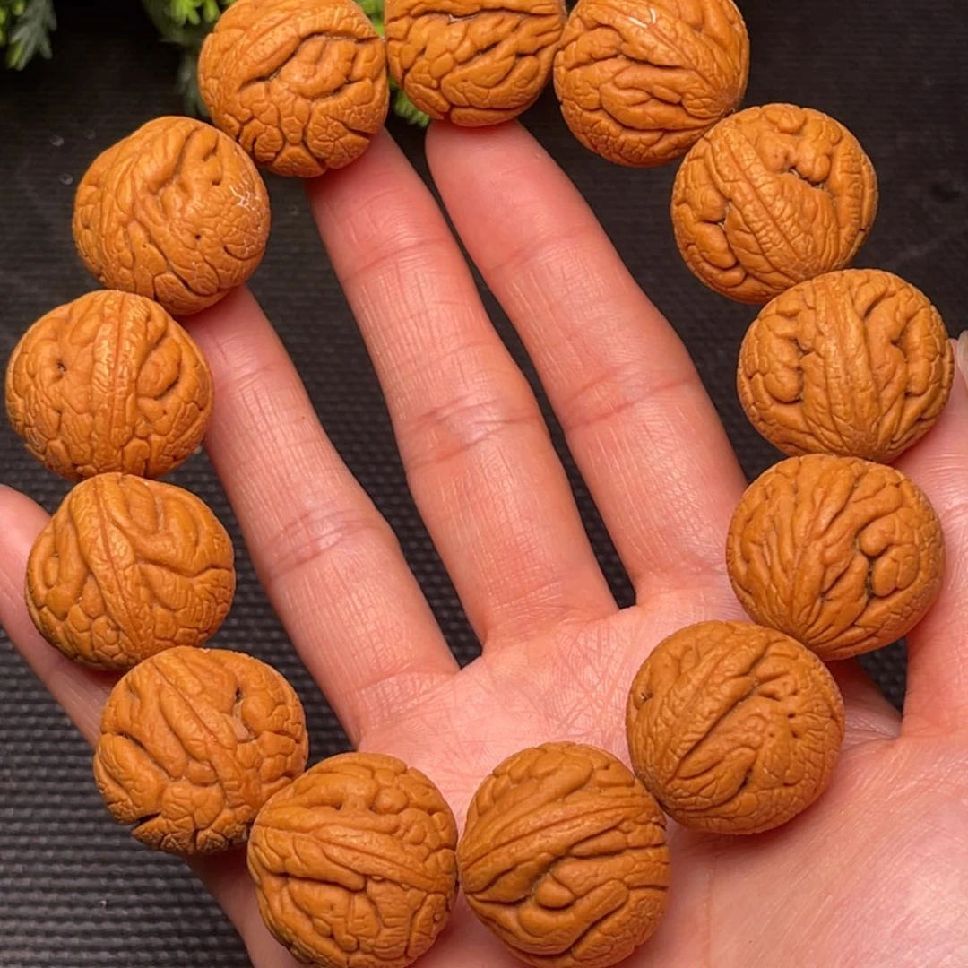 桃核手串龙纹桃核
