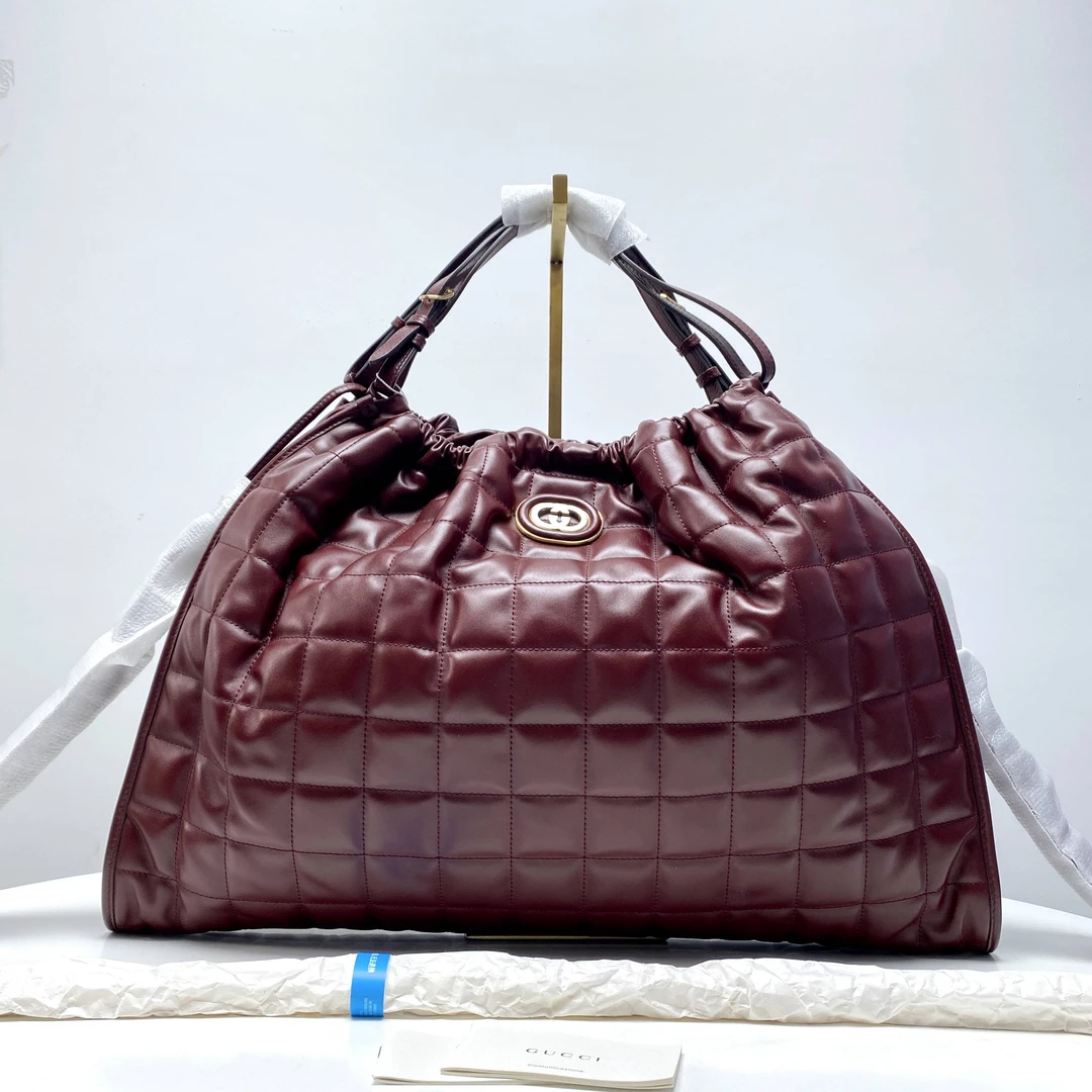 95新 GUCCI/古驰 小野专属 Gucci 红色腋下单肩包 BJFB1513