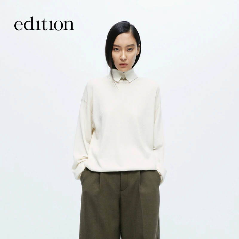 【艾钱钱】edition山羊绒轻薄款毛衣#EBD4SWT016