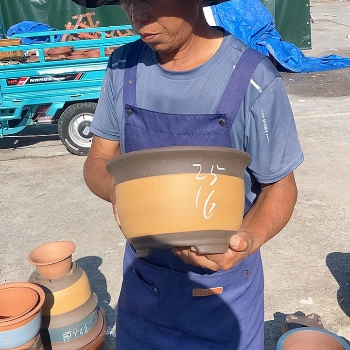 紫砂花瓶紫砂花盆