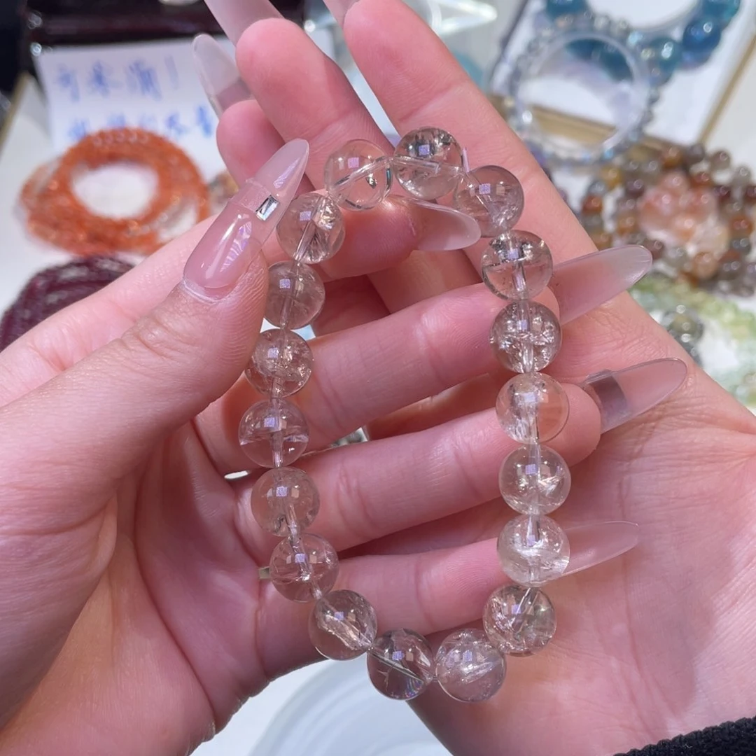 未镶嵌手链水晶香槟浅茶阿塞水晶11+