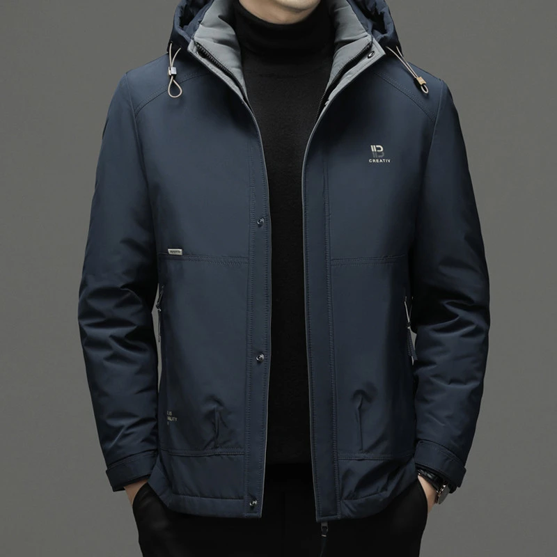 Louis Fordea/路易弗狄【轻奢痞帅男】羽绒服男款秋季保暖外套