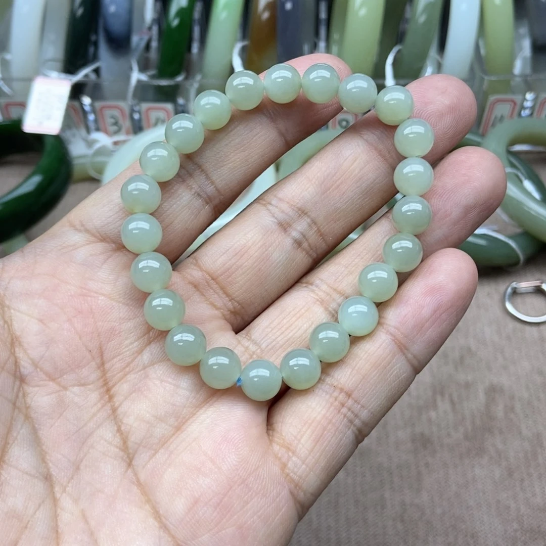 和田玉手串未镶嵌小*笋