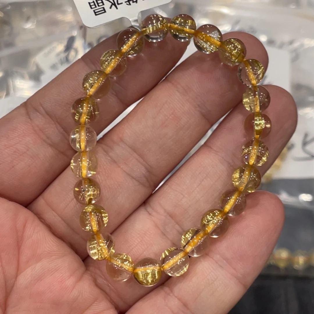 未镶嵌手链水晶aaa0383钛晶