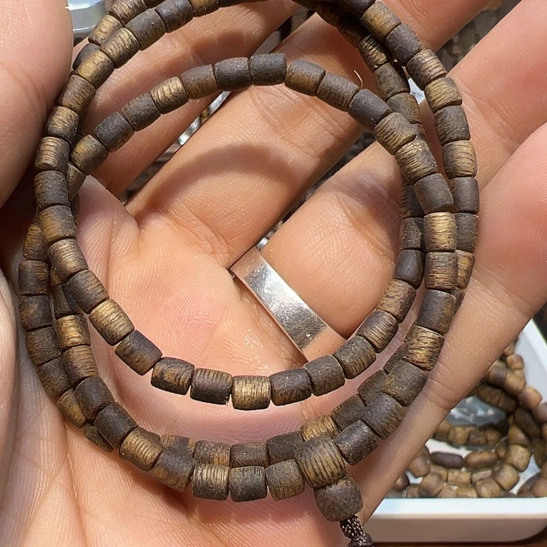 沉香碎屑沉香桶珠多圈04