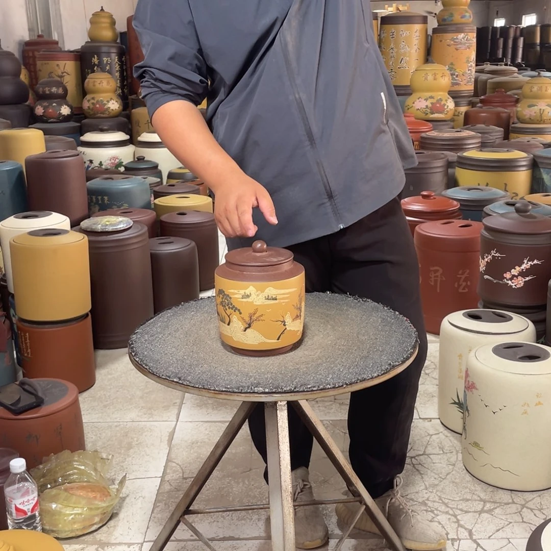 紫砂茶叶罐茶叶罐